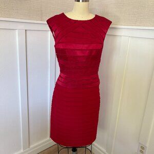 Adrianna Papell Red Cocktail Dress